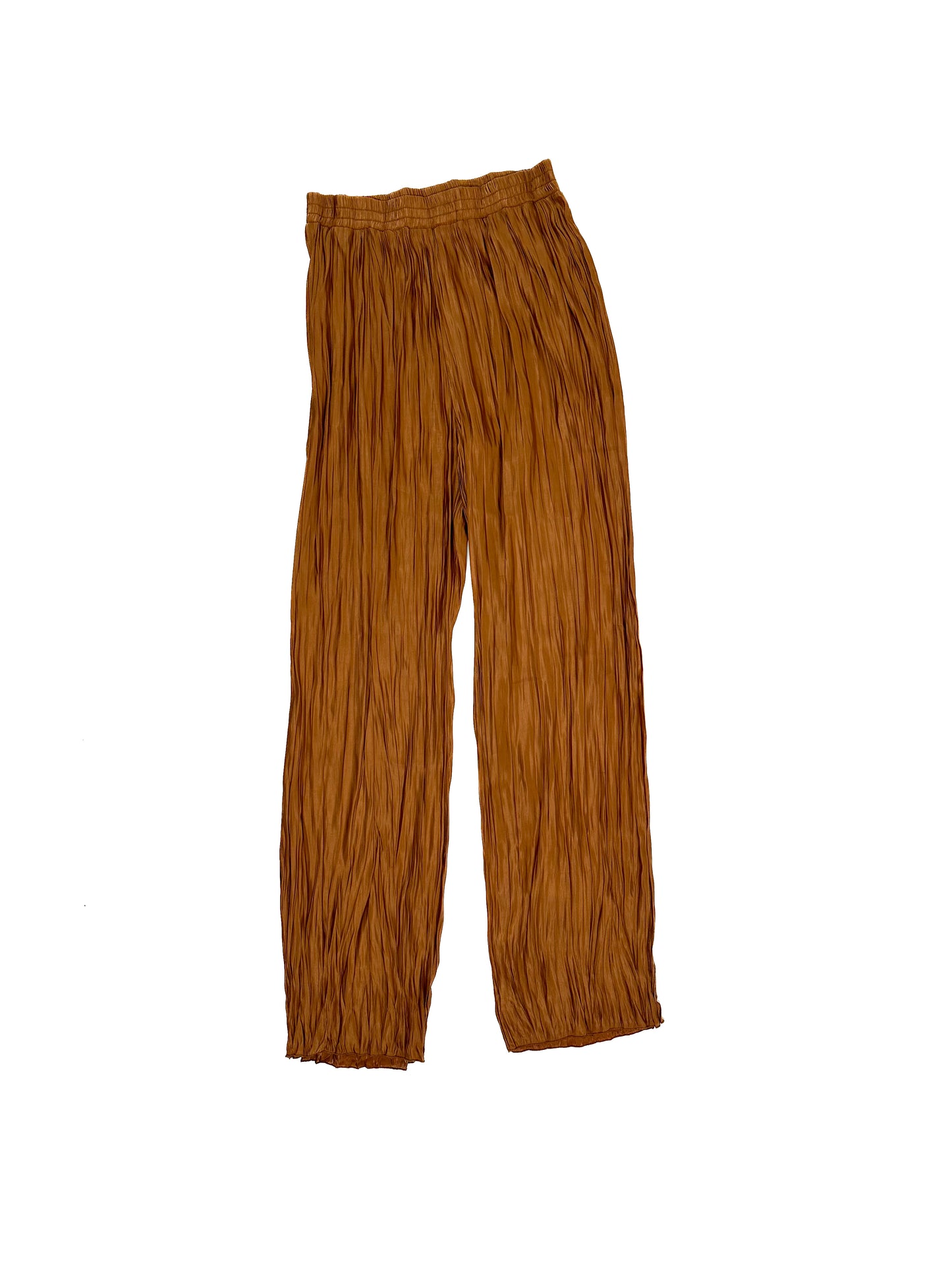 Brown Pleat Pants