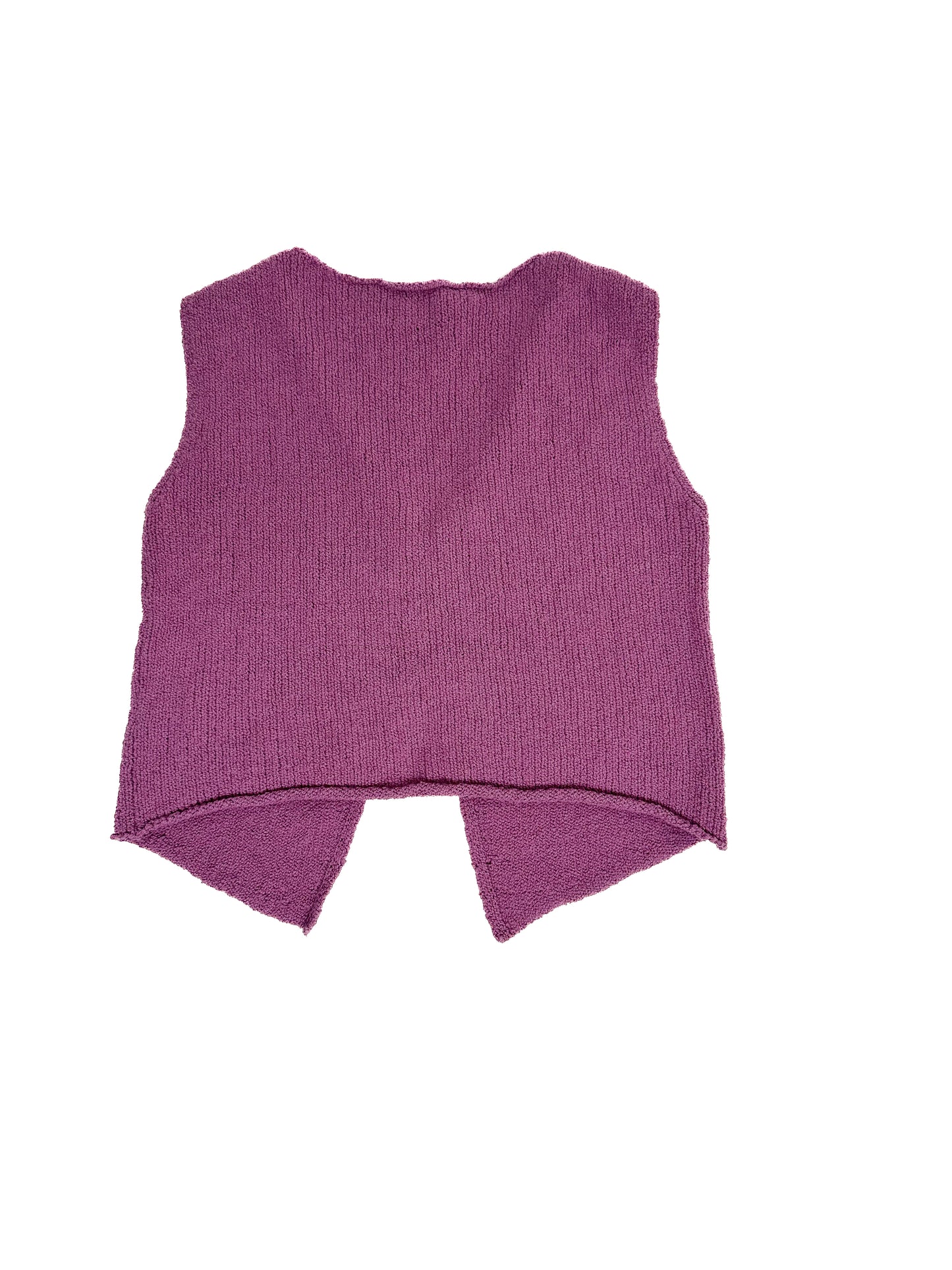 Purple Knitted Vest