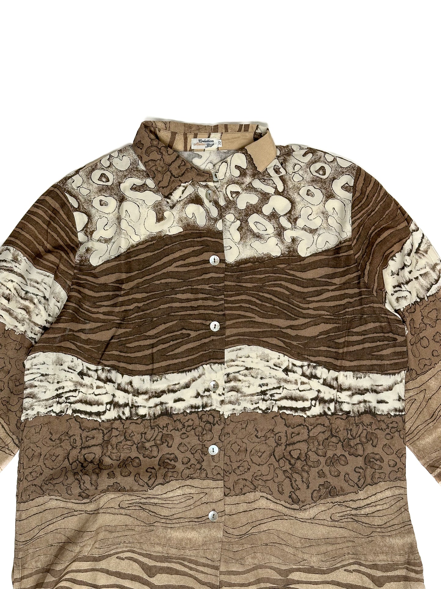 Layered Print Shirt