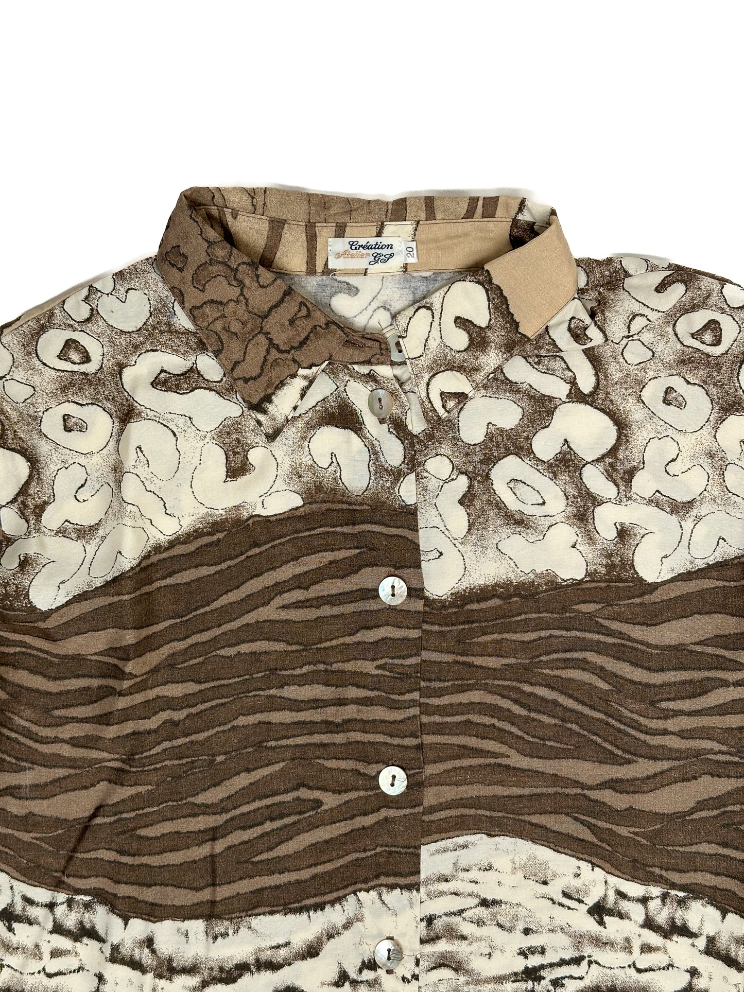 Layered Print Shirt