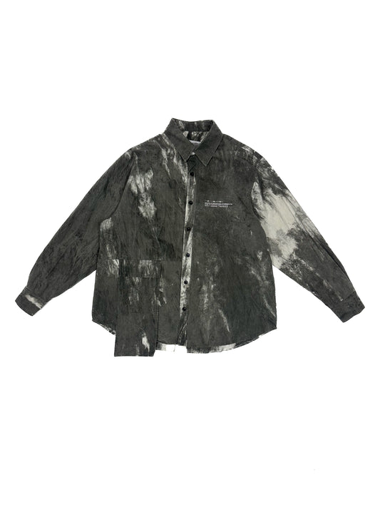 Oversize print shirt