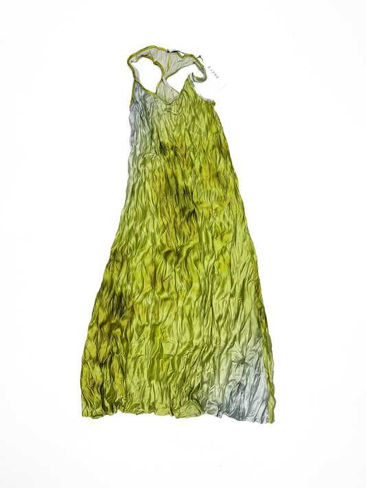 ESTHE Green gradient summer dress