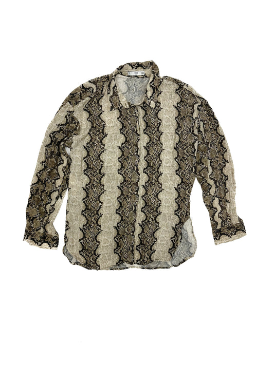 Snake Skin Patterned Shirt