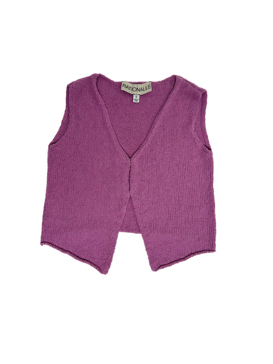 Purple Knitted Vest