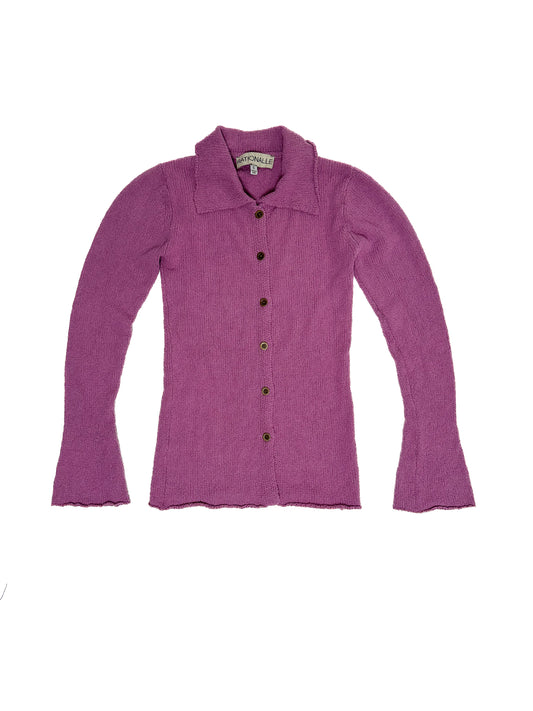 Purple Knitted Shirt