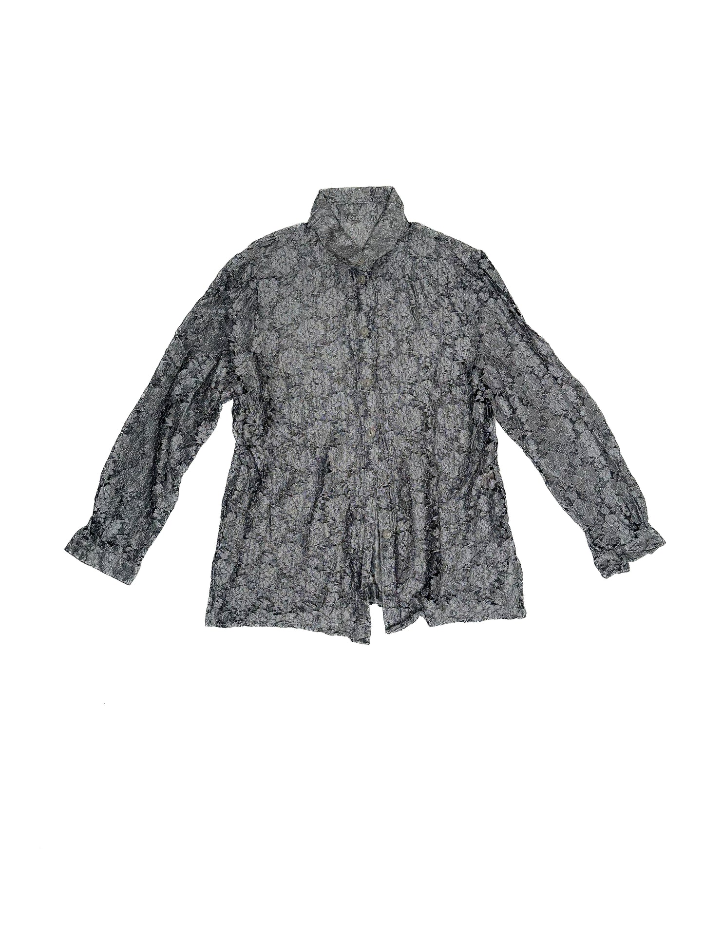 Grey Lace Shirt