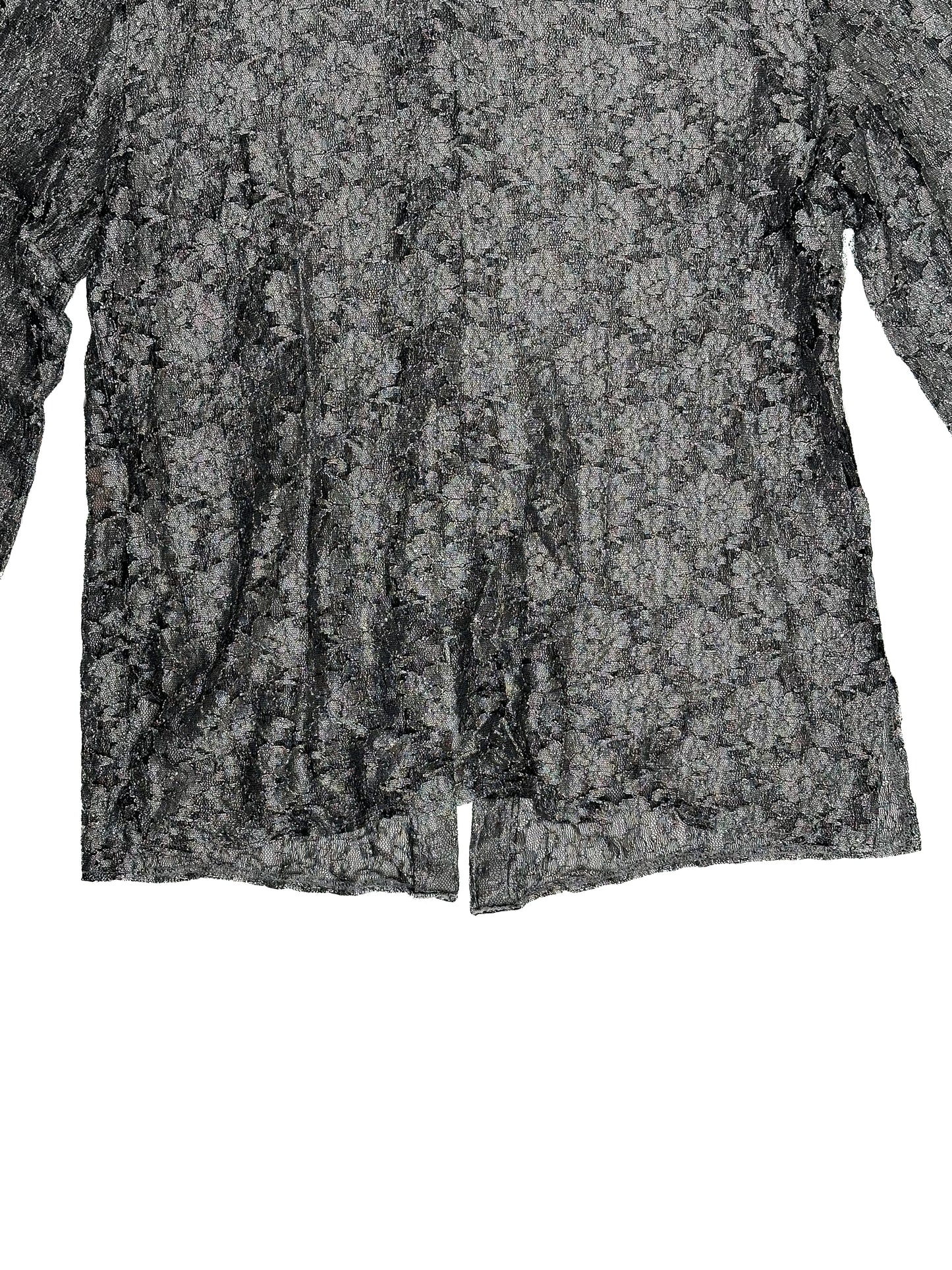 Grey Lace Shirt